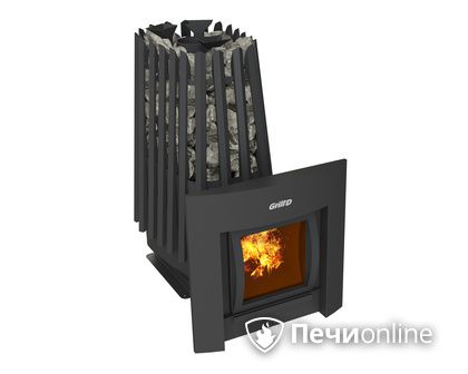 Дровяная печь-каменка GrillD Cometa Vega 350 window Max в Махачкале