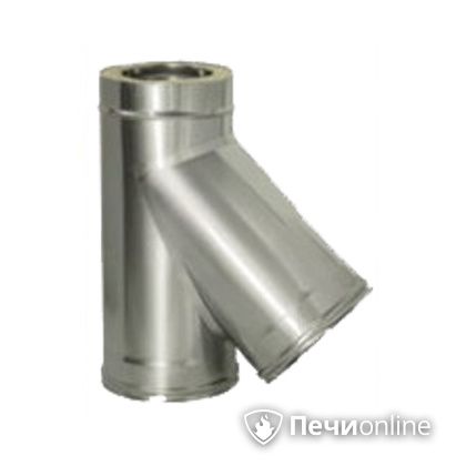 Дымоход Дымок Тройник 45° с изоляцией 0.5 мм. ТRFR45 150/230 в Махачкале