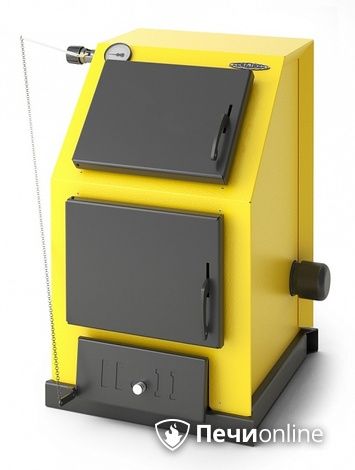 Твердотопливный котел TMF Оптимус Электро 16кВт АРТ ТЭН 6кВт желтый в Махачкале