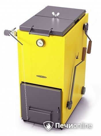 Твердотопливный котел TMF Цельсий Автоматик 16кВт АРТ под ТЭН желтый в Махачкале