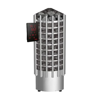 Электрокаменка для сауны Harvia Glow Corner TRC90XE c цифровой панелью управления в Махачкале