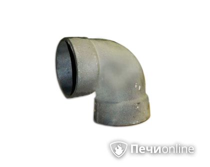 Дымоход Гефест Отвод 90° чугун D130 в Махачкале